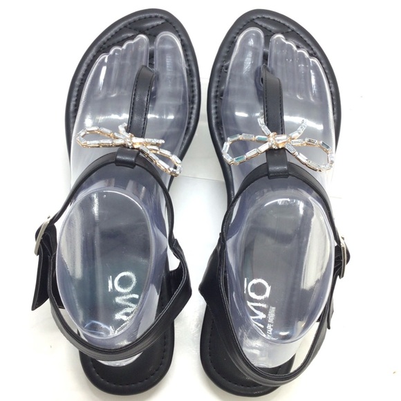 JOMO by Cape Robbin Black Thong Slingback Sandals - Picture 8 of 12